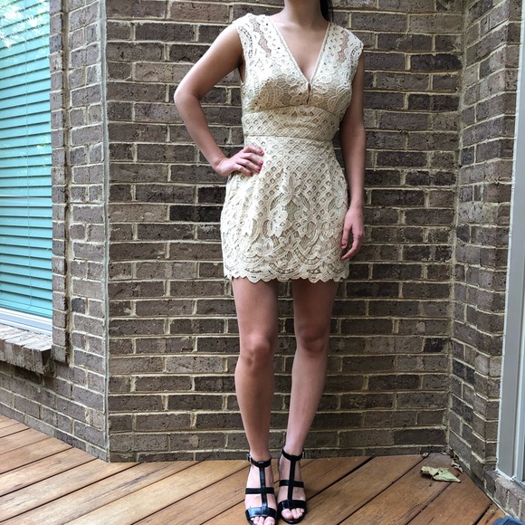 Free People One Million Lovers Lace Mini Dress NWT - Picture 4 of 16